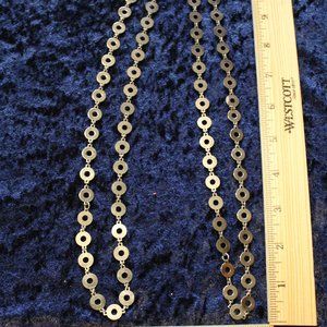 Silver washer chain
